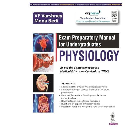 Exam Preparatory Manual for Undergraduates: Physiology by VP Varshney & Mona Bedi (Jaypee Brothers)