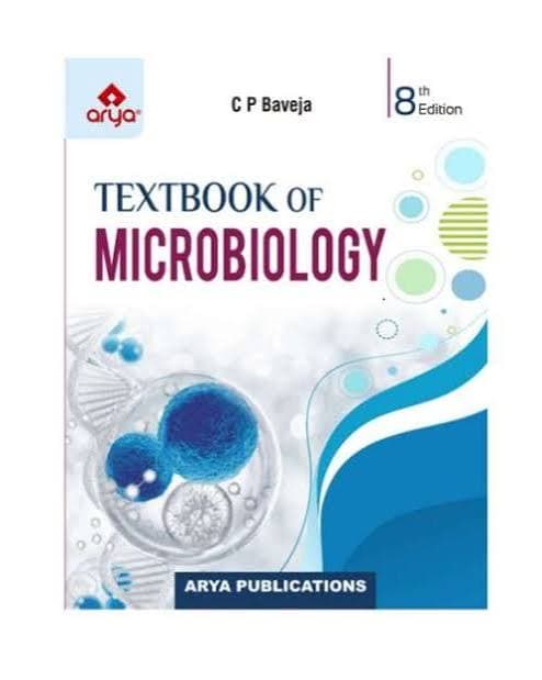 Textbook of Microbiology, 8th Edition (Medical Textbook) — Dr. C.P. Baveja (Arya Publishing Company)