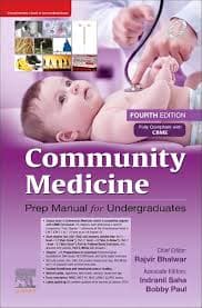 Community Medicine Prep Manual for Undergraduates, 4th Edition — Chief Editor Dr. Rajvir Bhalwar, Associate Editors Dr. Indranil Saha & Dr. Bobby Paul (Elsevier)