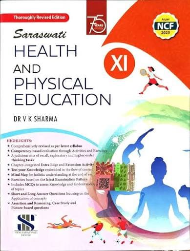Saraswati Health and Physical Education for Class 11 (2026-27) — Dr. V.K. Sharma | New Saraswati House