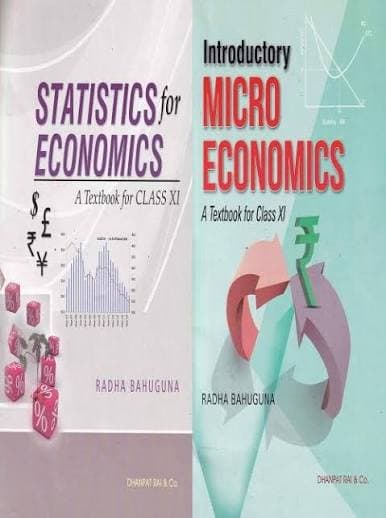 Introductory Microeconomics + Statistics for Economics for Class 11 (Set of 2 Books, 2026-27) — Radha Bahuguna | Dhanpat Rai & Co.