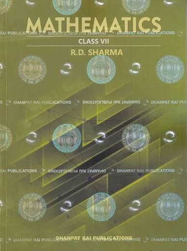 Mathematics Class VII by R.D. Sharma — CBSE, 2026-27 Edition