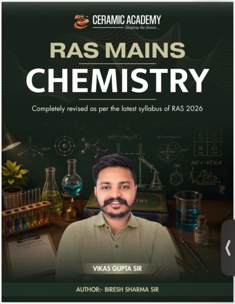 RAS Mains Chemistry — New Edition 2026, by Biresh Sharma Sir & Vikas Gupta Sir, English Medium, Ceramic Academy
