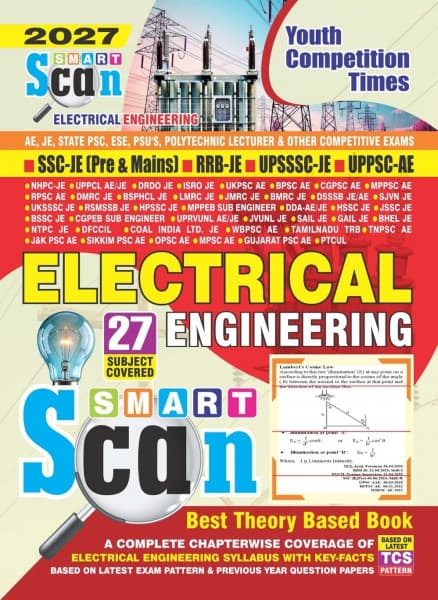 YCT Smart Scan Electrical Engineering 2027 | 27 Subjects Covered | SSC JE, RRB JE, UPSSSC JE, UPPSC AE, AE/JE & State PSC Exams | English Medium