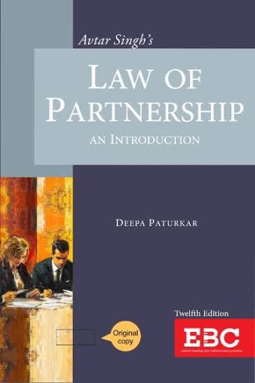Avtar Singh Law of Partnership 12th Edition | EBC