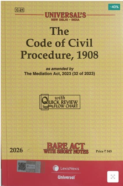 Code of Civil Procedure 1908 Bare Act 2026 | Universal